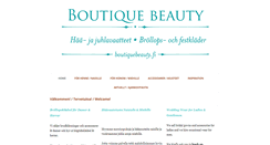 Desktop Screenshot of boutiquebeauty.fi