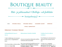 Tablet Screenshot of boutiquebeauty.fi